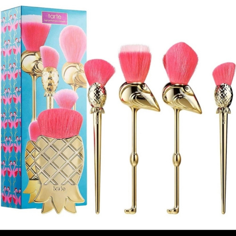 Nwt Tarte Flamingo brushes